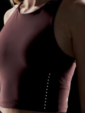 🍋Lululemon Swift Speed Cropped Tank Top *B/C Cup In Good Night Plum